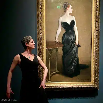 Me posing with "Madame X!"