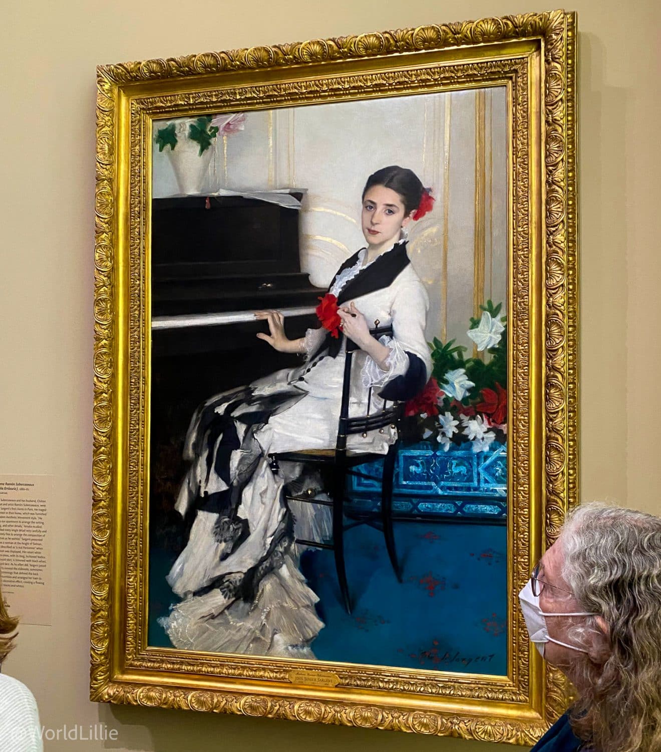 "Madame Ramon Subercaseaux," 1880 by Sargent