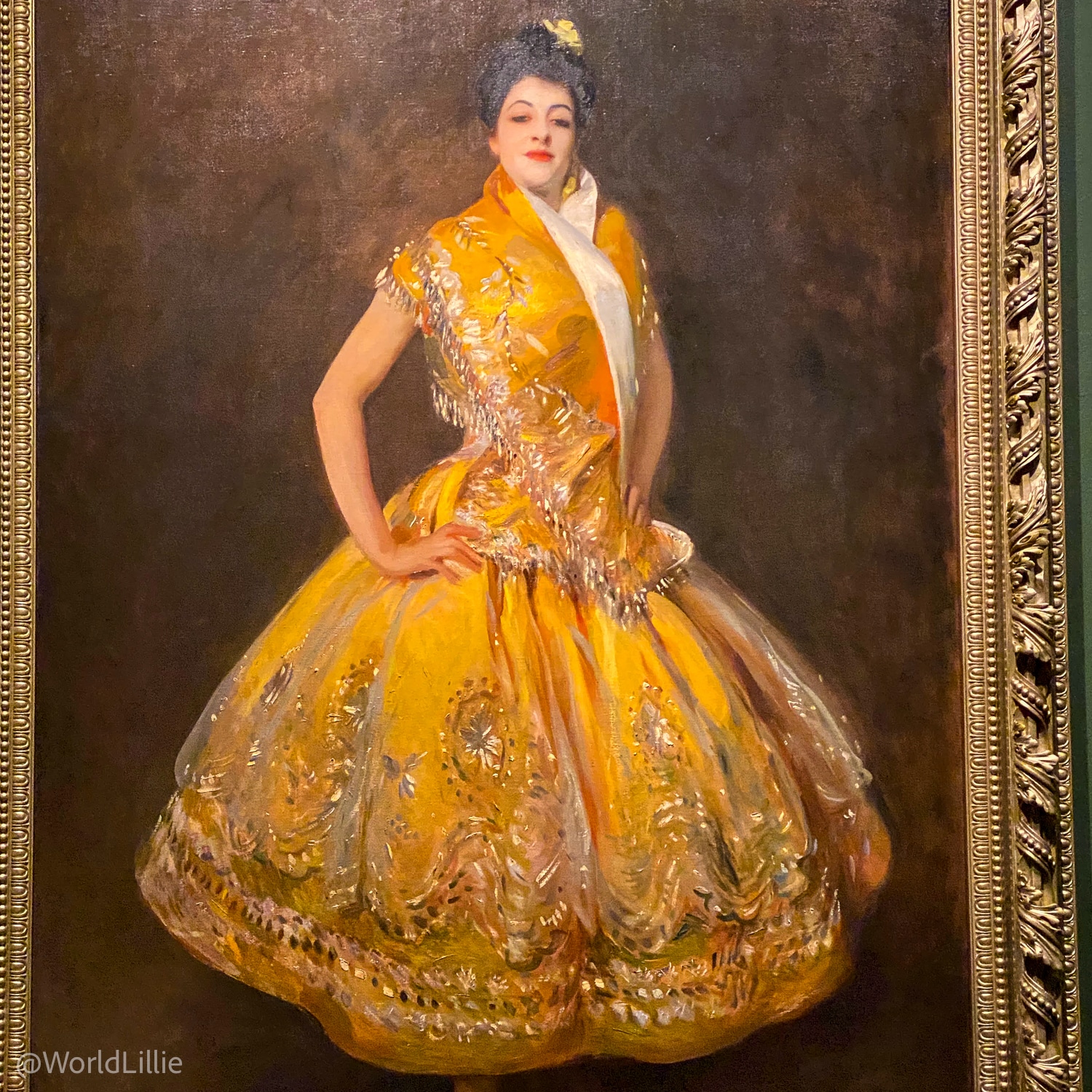 "La Carmencita," 1890, by Sargent.