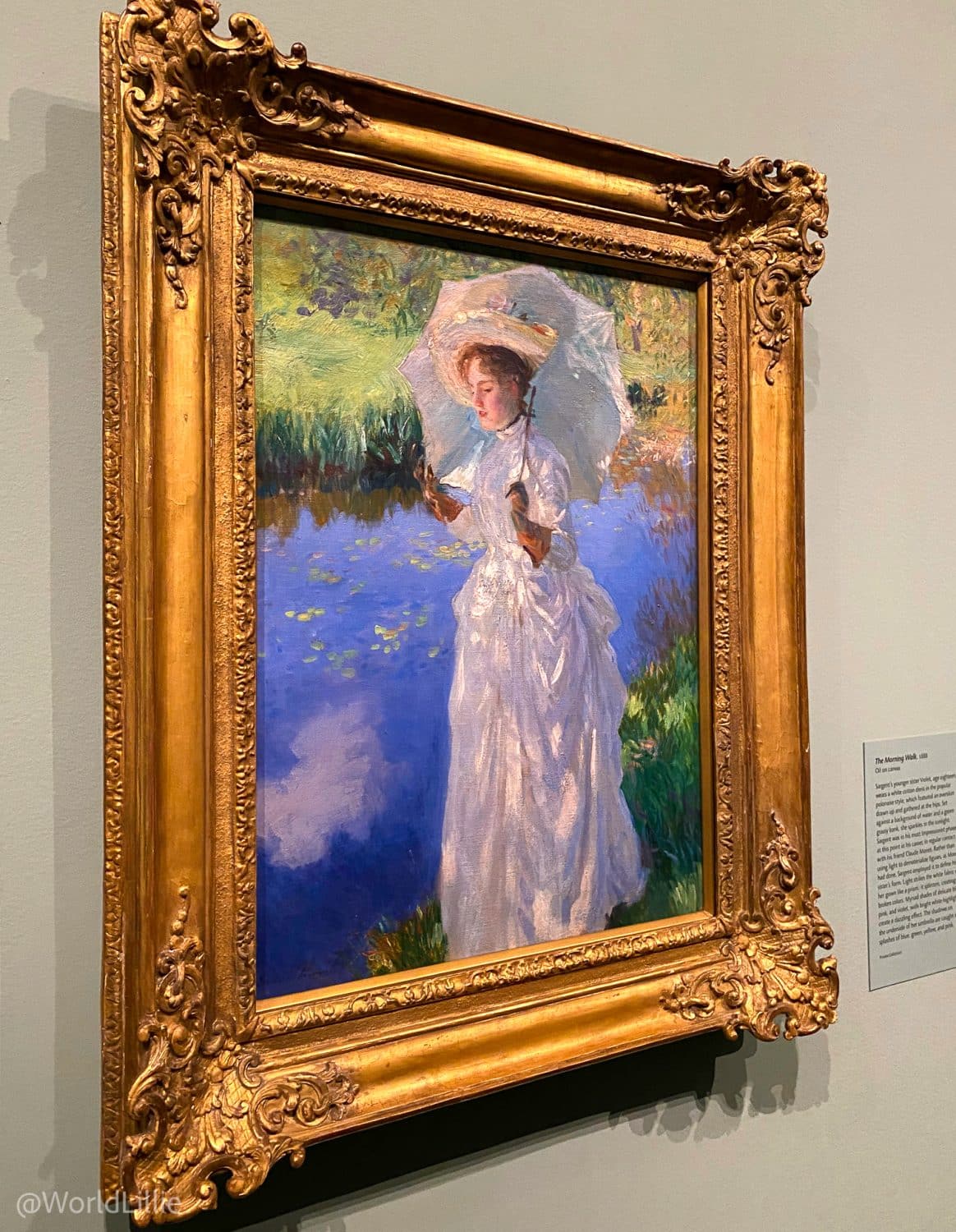 "A Morning Walk," 1888 by Sargent.