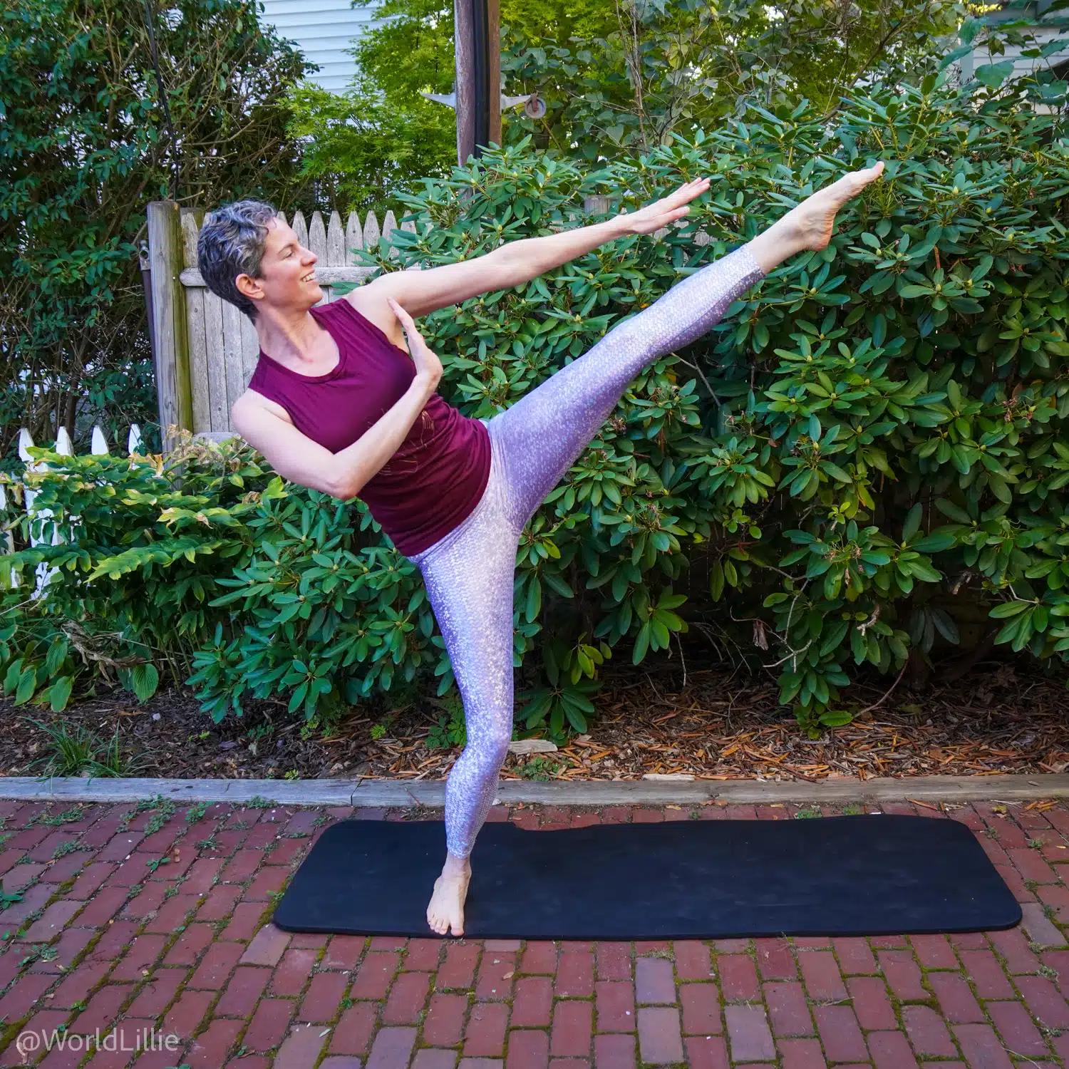 You'll work your mobility, flexibility, balance, and strength in this program -- and also fall a lot.