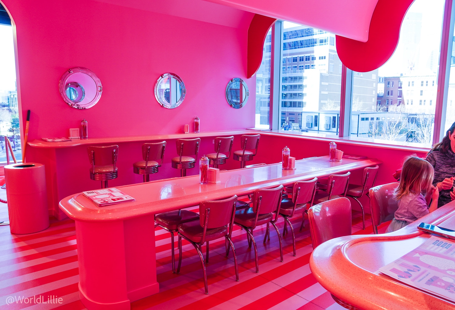 One of the main entry areas for the Museum of Ice Cream, Boston.
