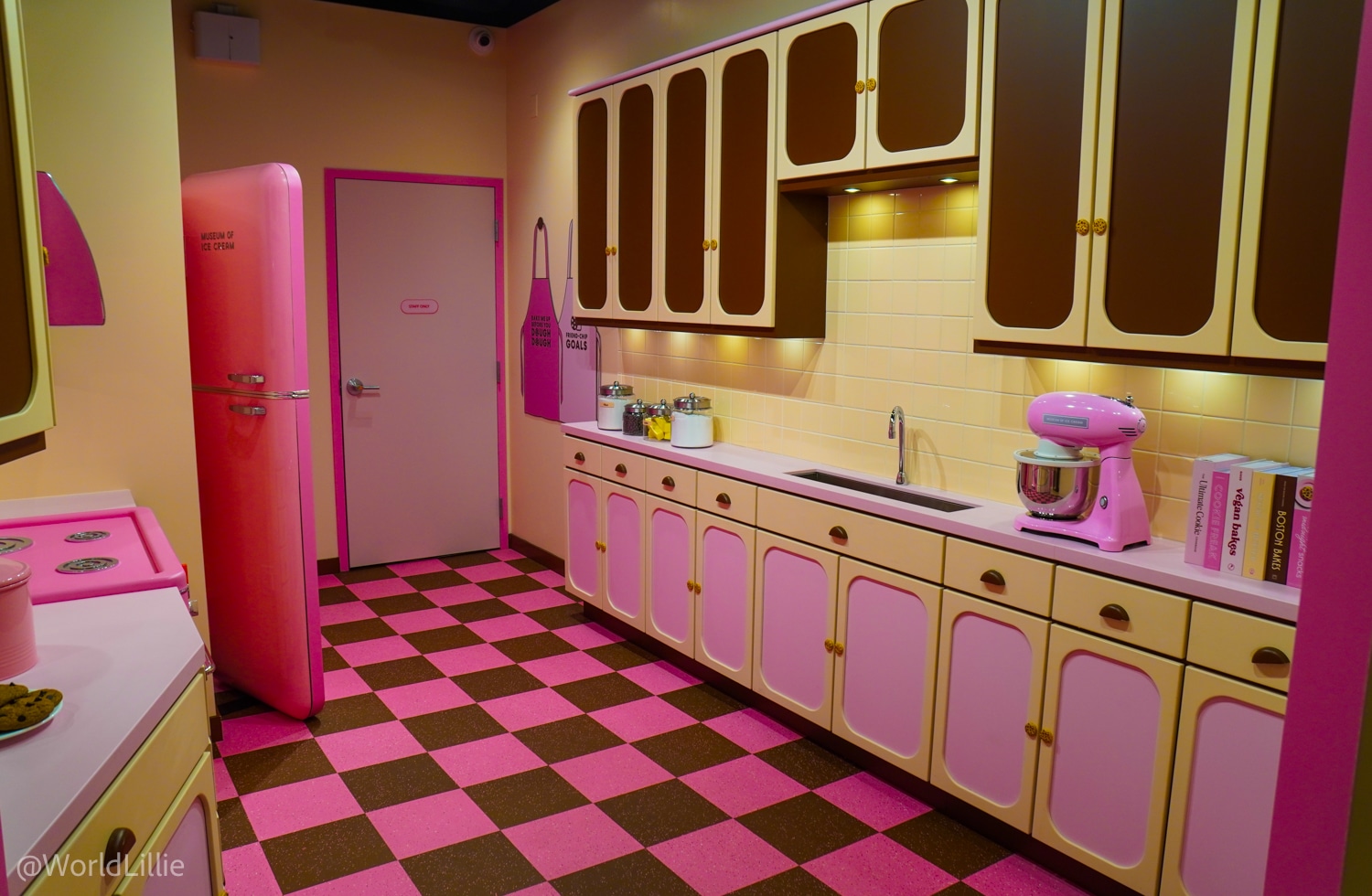 The somewhat awkward kitchen "play space"