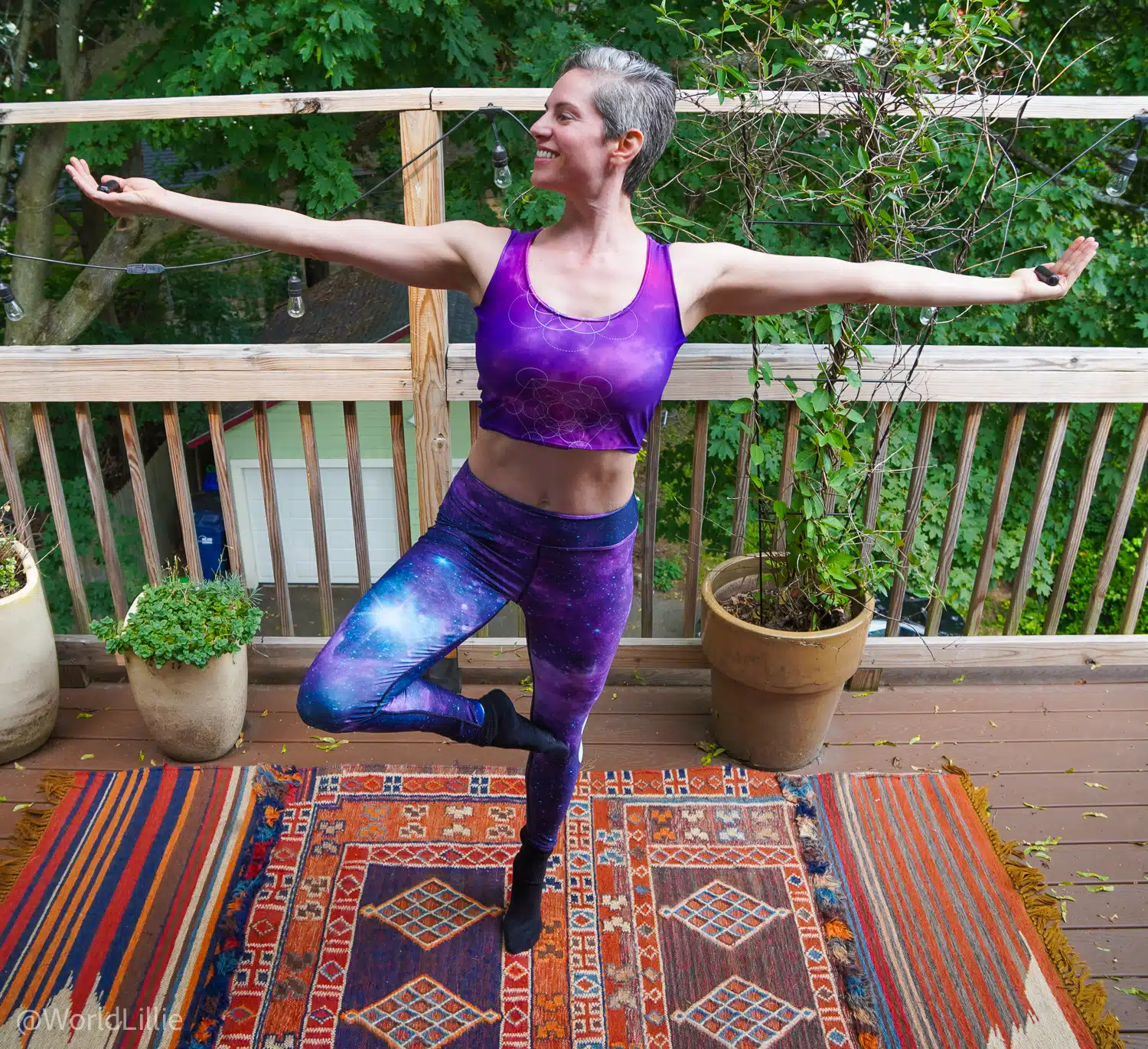 Balance: A "Barre Blend" benefit.